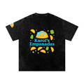 Empanada Snow Washed Oversized Cotton T-Shirt