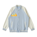 Karol's Empanadas Two Tone Raglan Sleeve Varsity Jacket