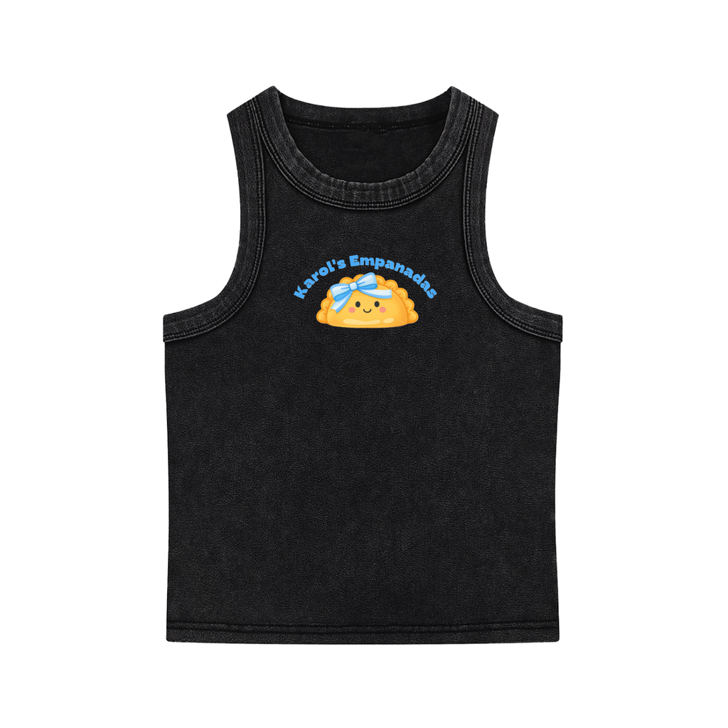 Karol's Empanadas Snow Washed Tank Top