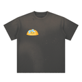 Empanada Hand-Frayed Sunfade Paint Splatter T-Shirt